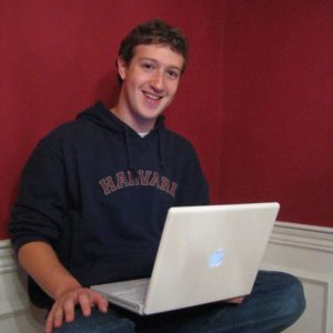 Zuckerberg as a sophomore at Harvard
